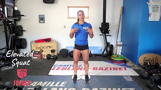 Elevated Squat exercise video thumbnail