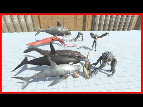 AQUATIC VS BOSS ($imiliar Price) - ANIMAL REVOLT BATTLE SIMULATOR