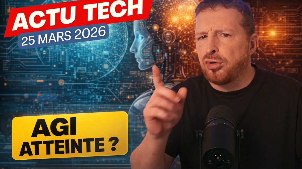Revue Actu IA Tech 25 mars 2026 — Renaud Decod