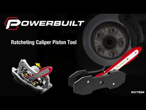 Powerbuilt Ratcheting Caliper Piston Tool #647796