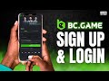 BC.GAME TUTORIAL: HOW TO SIGN UP AND LOGIN TO YOUR BC.GAME ACCOUNT