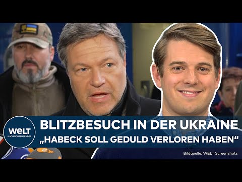 KRIEG IN DER UKRAINE: Blitzbesuch! Robert Habeck reist nach Kiew – Empfang mit Luftalarm