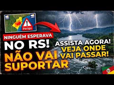 (URGENTE): fenômeno histórico assusta moradores: "Nunca vi nada igual no Rio Grande do Sul!"
