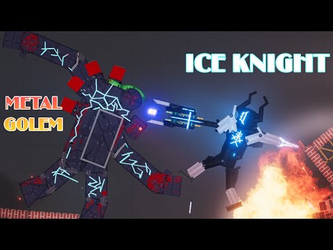 Metal Golem vs Ice Knight : Endless Batlle - People Playground 1.21.3
