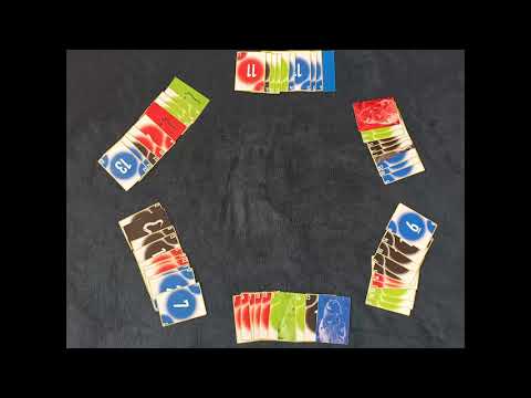 6 players no teams Snakes and Hawks card game