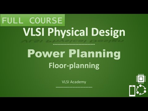 PD Lec 24 - Power planning and power mesh creation| Floor-planning | VLSI | Physical Design