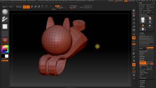 ZBrush: how to set the pivot point of an object