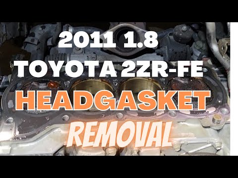 2011 Toyota 1.8 Headgasket Removal