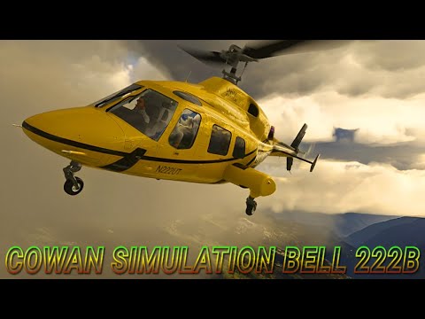 Cowan Simulation - Bell 222B Model Review MSFS FS2020 4K