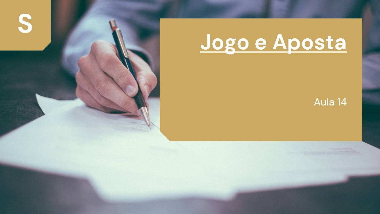 Aula 14 - Jogo e Aposta