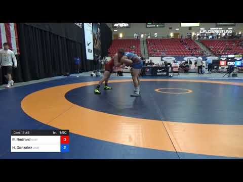 86 Kg Cons 16 2 Ryan Redford Unattached Vs Hunter Gonzalez Unattached