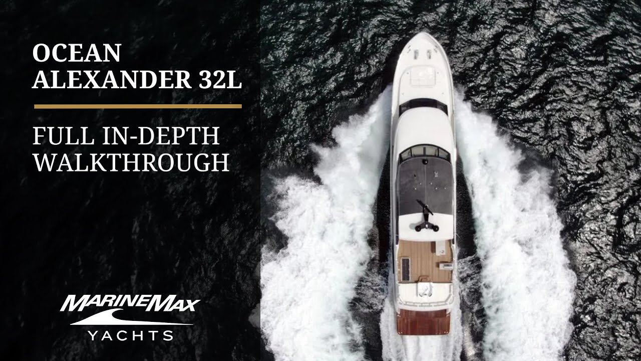 Full In-Depth Walkthrough | Ocean Alexander 32L Yacht