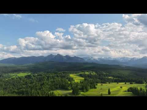 Przełęcz nad Łapszanką - Panorama Tatry - Hyperlapse