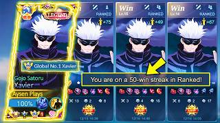 Download lagu TOP GLOBAL XAVIER 1 HIT BUILD AUTO WINSTREAK?!!🔥(XAVIER BEST BUILD 2025!) mp3