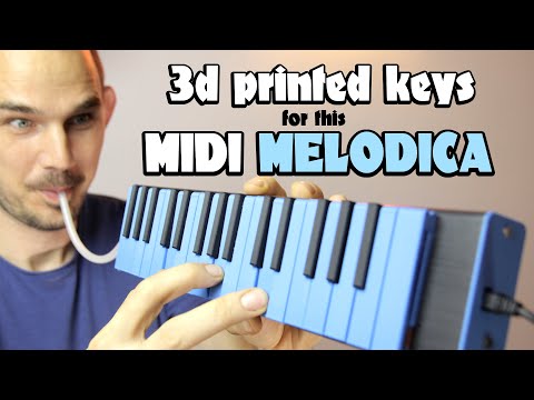 DIY MIDI melodica, and the robot I built to test it.