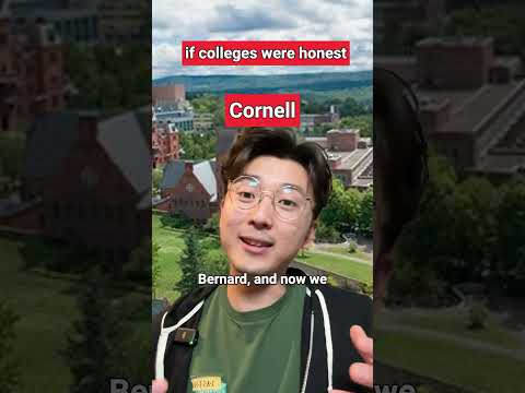 If Cornell was honest #college #collegeadmissions #ivyleague #cornell