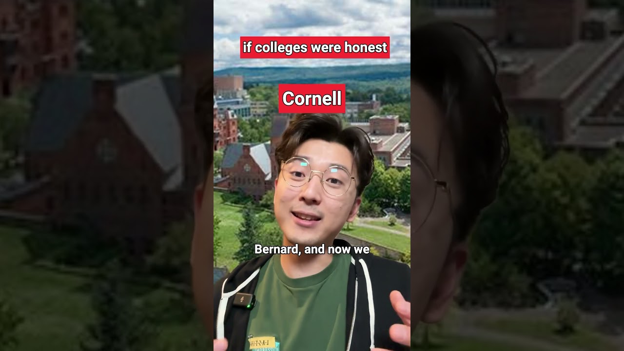If Cornell was honest #college #collegeadmissions #ivyleague #cornell