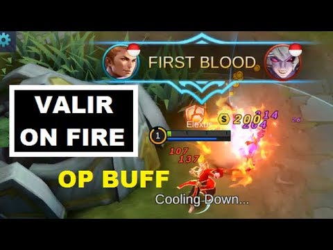Valir Revamped After Buff Solo Rank Legendary Build Gameplay (Super OP Rework) Mobile Legends