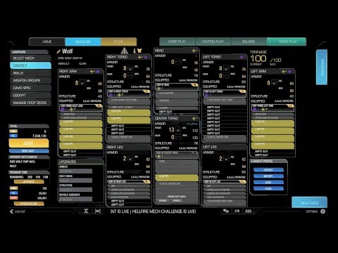 Mechwarrior Online 11 x ER-PPC + #106 + Dire Wolf