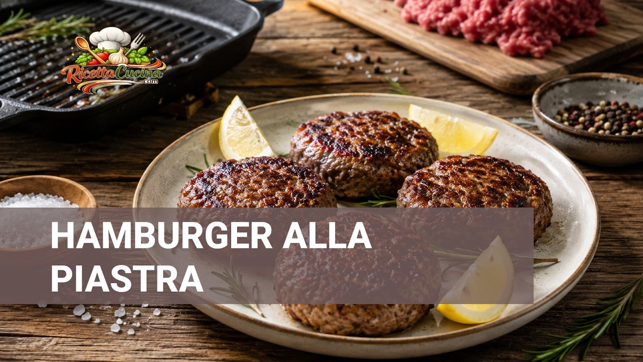 Anteprima video di Hamburger alla Piastra