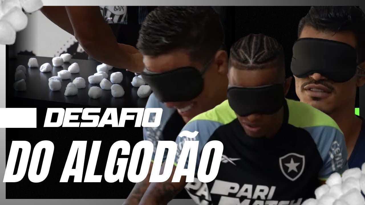 VÍDEO: Tchê Tchê, Danilo Barbosa e Carlos Alberto fazem divertido ‘Desafio do Algodão’ no Botafogo