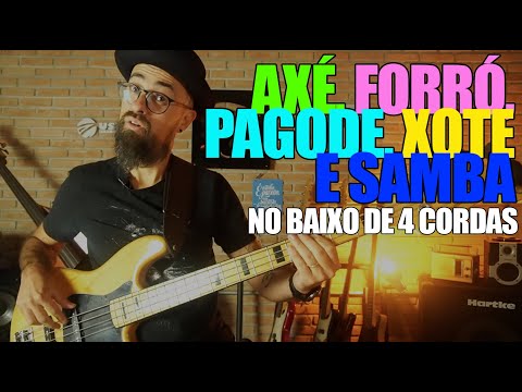 AXÉ, FORRÓ, PAGODE, SAMBA e XOTE no baixo de 4 cordas! | Ep465