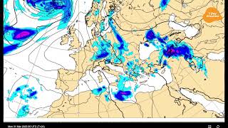 European Weather | ECMWF Model Precipitation April 12, 2025 , Rain Sto