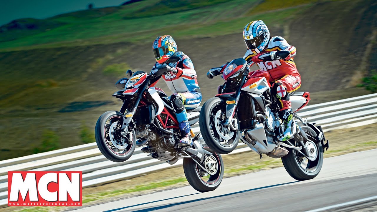 MV Agusta Rivale 800 vs Ducati Hypermotard SP | Versus Test | Motorcyclenews.com
