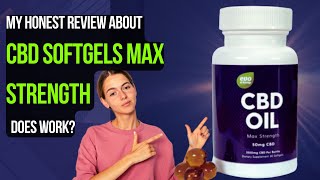 My Honest Review about CBD Softgels Max Strength - EvoHemp CBD Capsules Oil 50 Mg-Does Work?