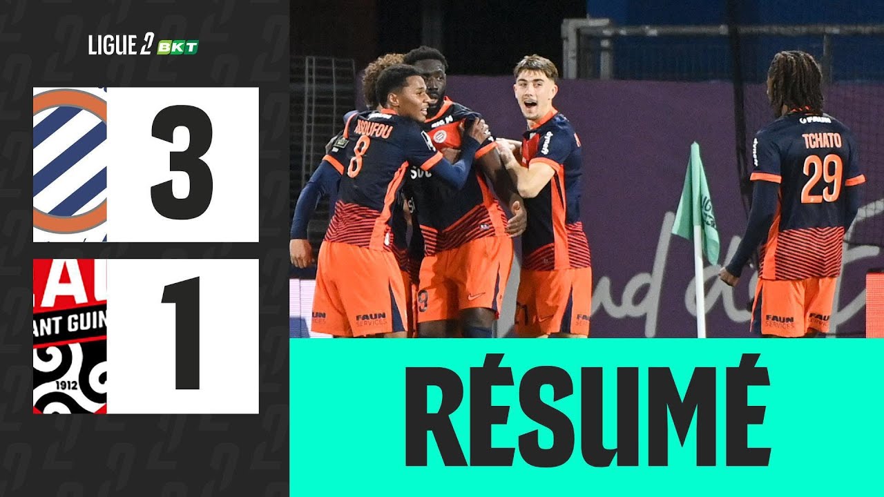 Montpellier vs Guingamp Highlights