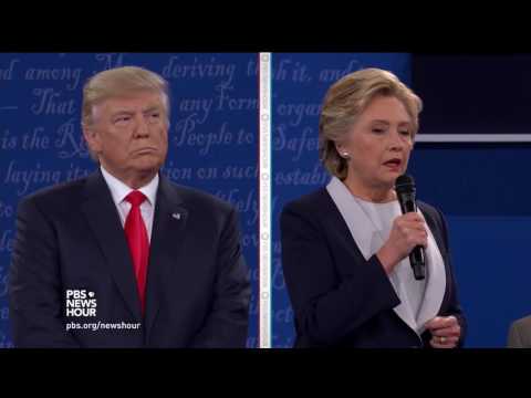Watch the second presidential debate between Donald Trump and Hillary Clinton