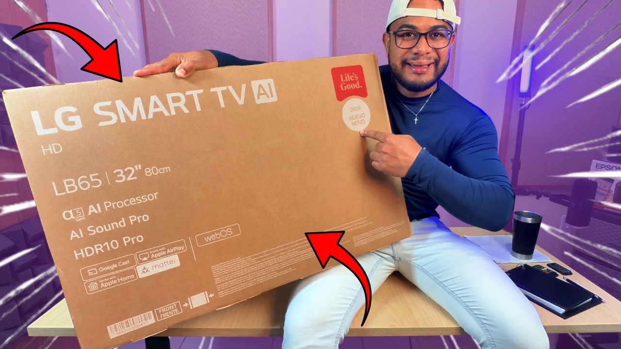 Miniatura da avaliação em vídeo de Smart TV LG LB650 32 Polegadas