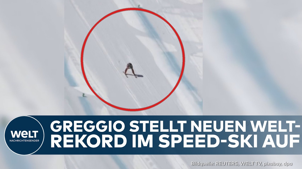 SPEED-SKI: Wahnsinns-Tempo! Ski-Star rast mit 248 km/h zum Rekord