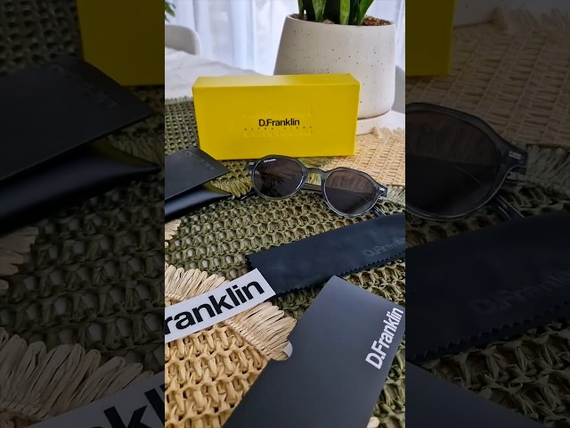 Vídeo relacionado con D.Franklin - Gafas de sol unisex con cristales de protección UV - Polarizadas - Modelo ultra-light-s-round