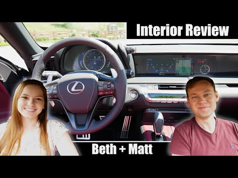 2021 Lexus LC 500 Convertible Interior Review (Beth + Matt)