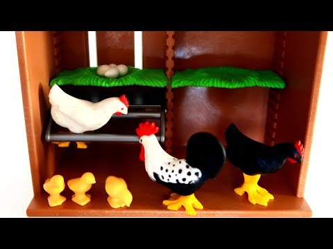playmobil chicken farm unboxing