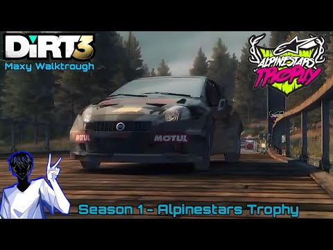 DiRT 3 Maxy Walktrough - Maxy Alpinestars Trophy (Season 1) 