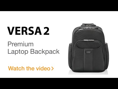 EVERKI Versa 2 Premium Travel Friendly Laptop Backpack, up to 15-Inch/MacBook