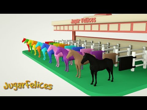 , title : 'Aprende Números y Colores con Caballos de Colores  3D | Video Educativo Infantil.'