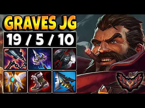 Graves vs Lee Sin [ Jungle ] Lol Korea Grandmaster Patch 12.16 ✅