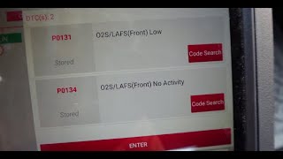How to diagnose & Repair a P0131 P0134 code on 2008 Mitsubishi Lancer GTS w/Launch X431 V+ O2 Sensor