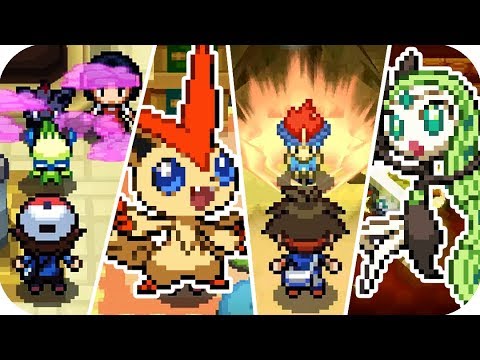 Pokémon Black 2 & White 2 - All Mythical Event-exclusive Pokémon