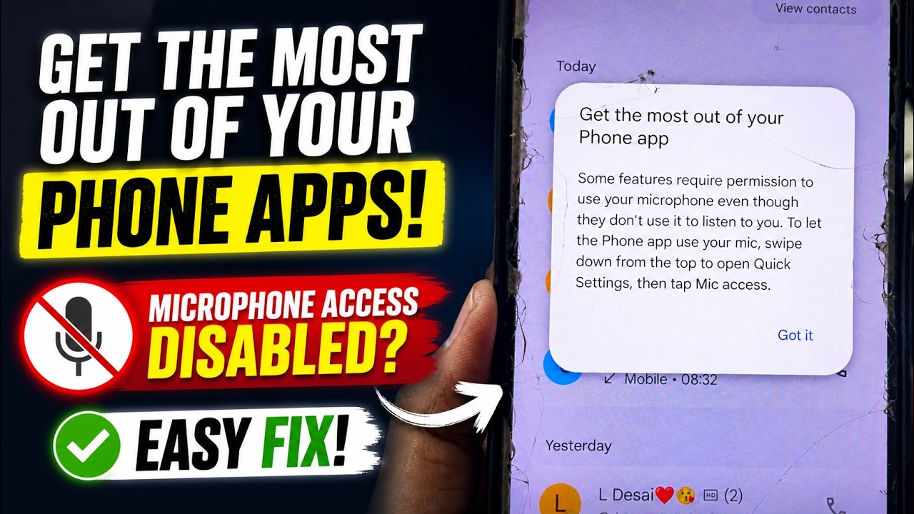 Fix Microphone Access Issue on Phone | Get the Most Out of Your Apps (100% Working)