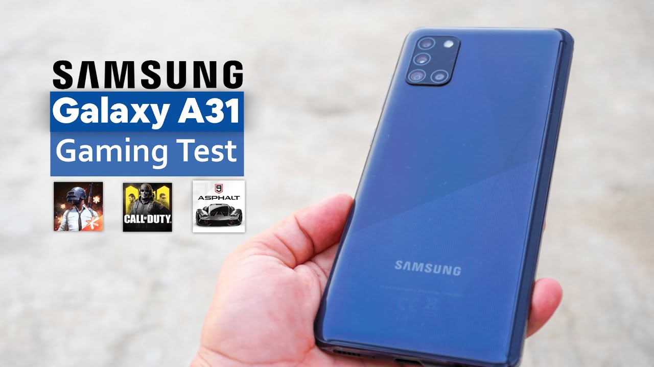 Samsung Galaxy A31 Gaming Test - PUBG, COD Mobile & Asphalt 9