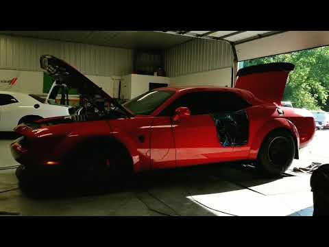 2018 Dodge Demon Boost Only and 100 Shot Dyno Runs