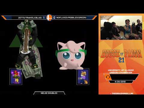 [HOP 21] Zetts + Travioli (B) vs. NoFluxes + Pebbles (G) SSBM Doubles