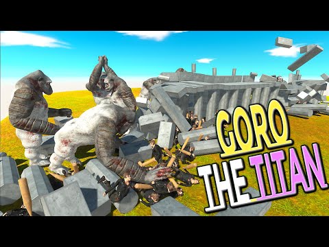 Goro The Titan Half Circle vs Every Unit #3 - Animal Revolt Battle Simulator