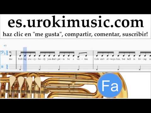 Tutorial de Tuba Kesha - Learn To Let Go Clases Notas um-i927
