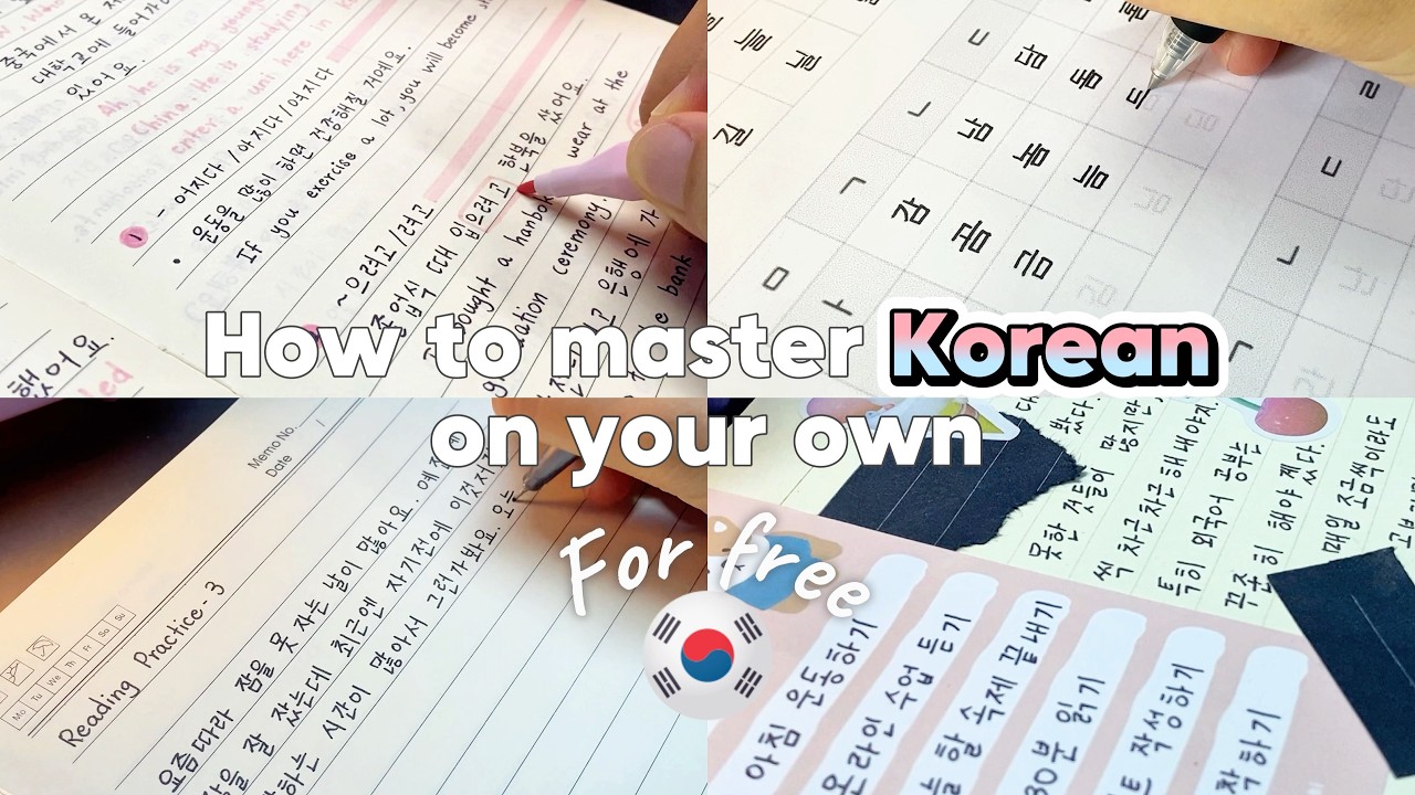 🇰🇷How to learn Korean on your own+tips and resources you need