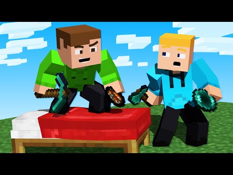 Minecraft Bedwars with Olof